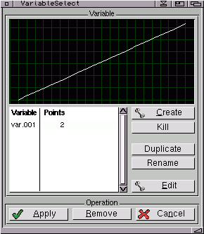 Rotate Effect Variable Select